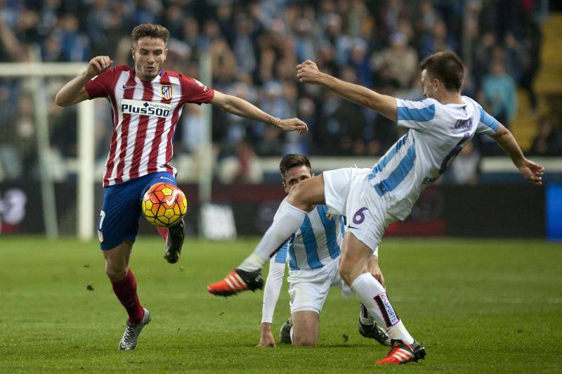 Las mejores imágenes del Málaga-Atlético
