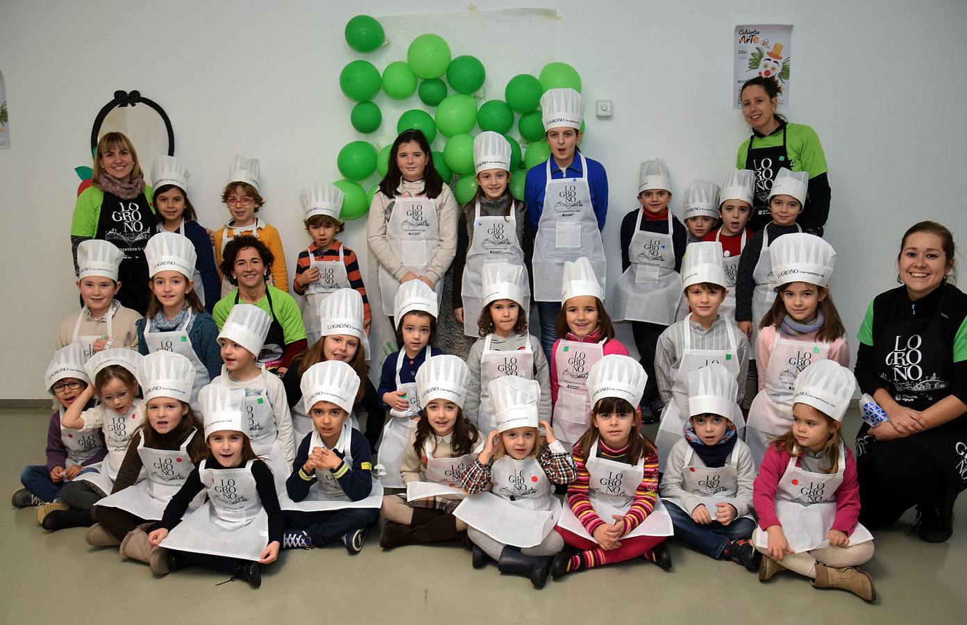 La Plaza de Abastos de Logroño acage el taller de cocina de para niños dentro del programa de AlimentArte