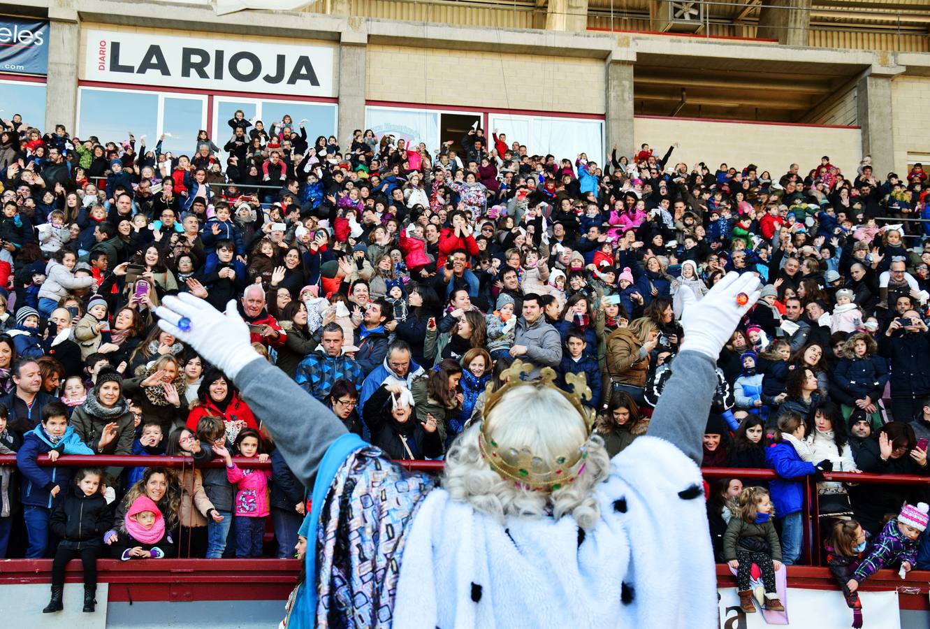 Los Reyes Magos llegan a Las Gaunas