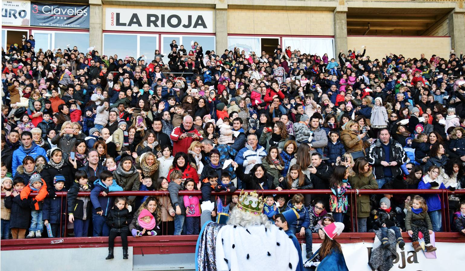 Los Reyes Magos llegan a Las Gaunas