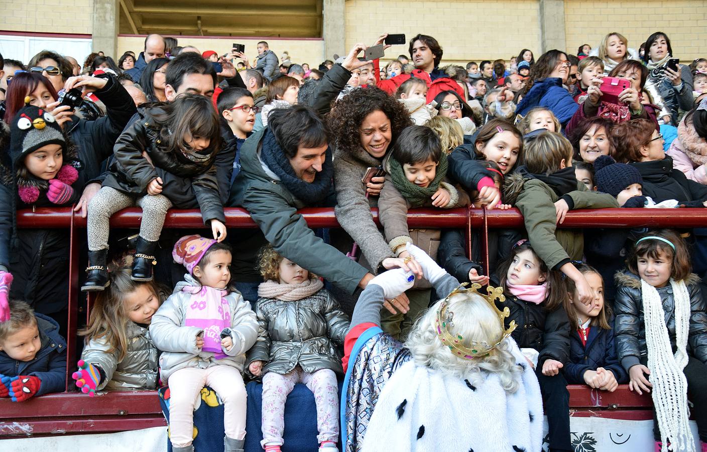 Los Reyes Magos llegan a Las Gaunas