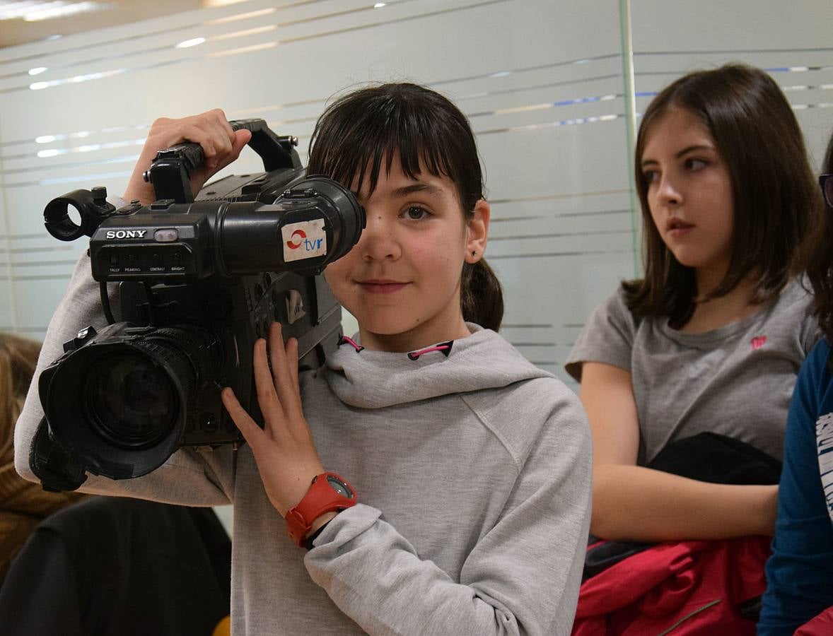 Los alumnos de 6º C del Colegio Las Gaunas visitan la multimedia de Diario LA RIOJA