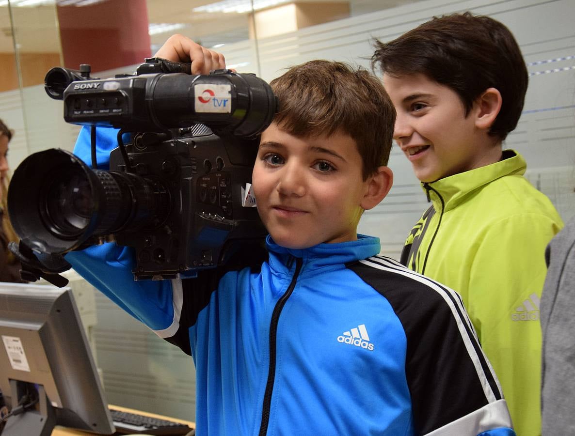 Los alumnos de 6º C del Colegio Las Gaunas visitan la multimedia de Diario LA RIOJA