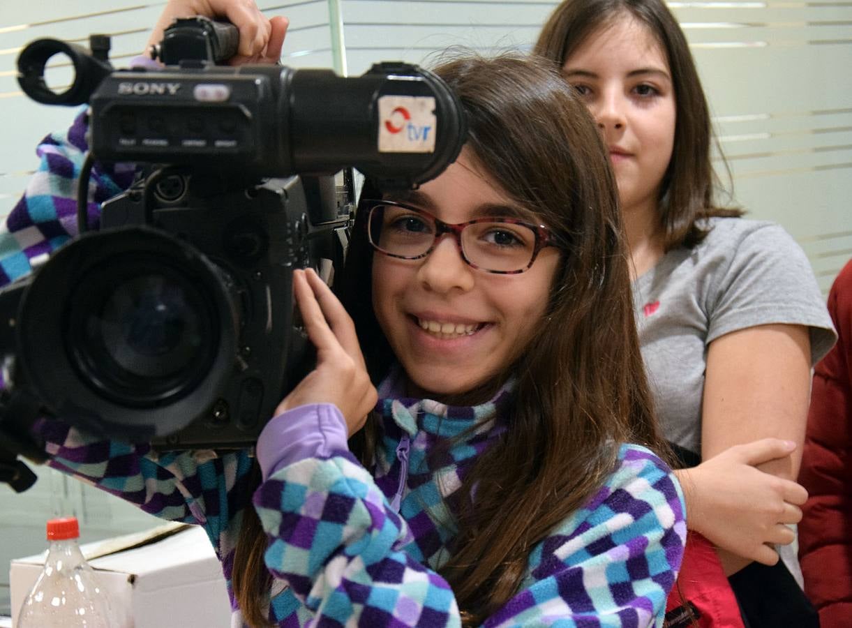 Los alumnos de 6º C del Colegio Las Gaunas visitan la multimedia de Diario LA RIOJA