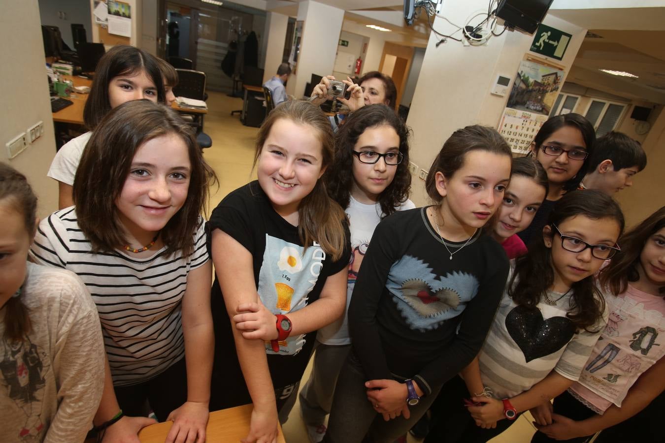 Los alumnos de 6ºB del CEIP Las Gaunas visitan la multimedia de Diario LA RIOJA