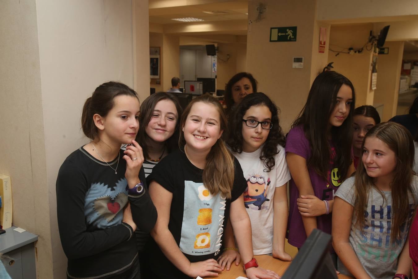 Los alumnos de 6ºB del CEIP Las Gaunas visitan la multimedia de Diario LA RIOJA