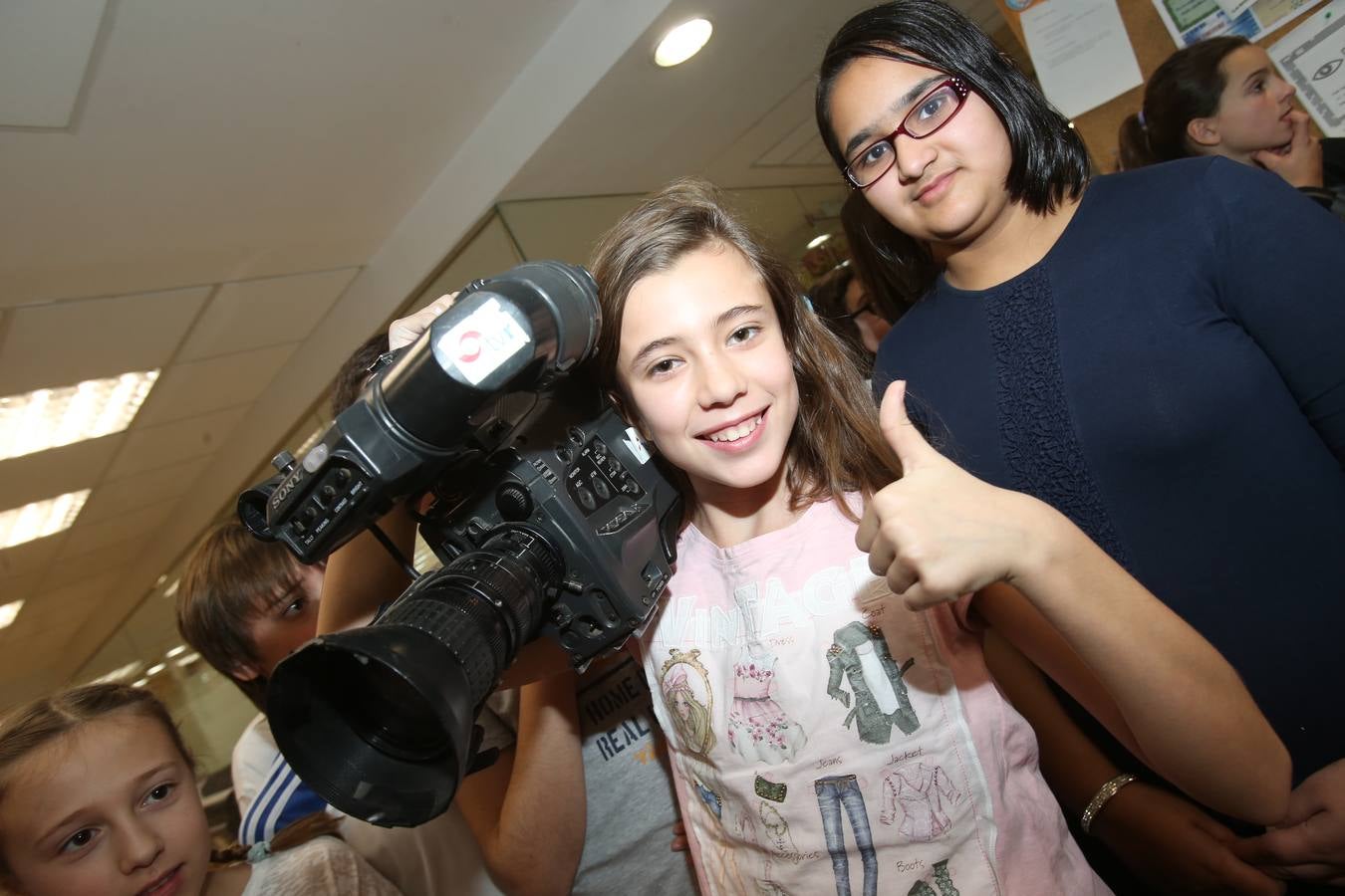 Los alumnos de 6ºB del CEIP Las Gaunas visitan la multimedia de Diario LA RIOJA