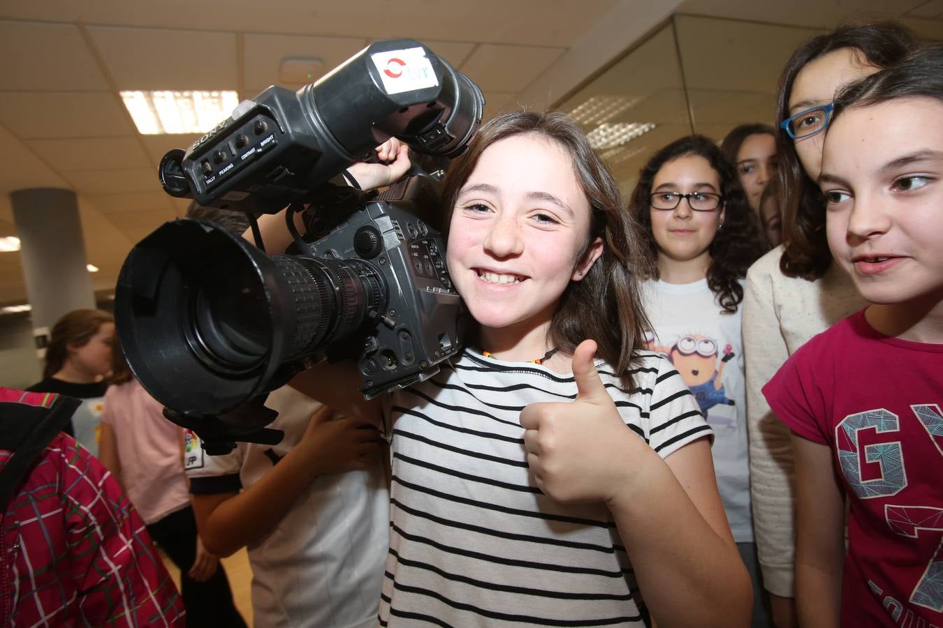 Los alumnos de 6ºB del CEIP Las Gaunas visitan la multimedia de Diario LA RIOJA