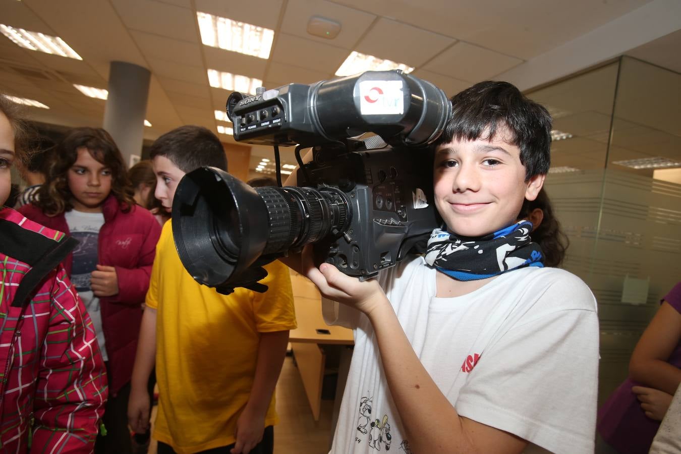 Los alumnos de 6ºB del CEIP Las Gaunas visitan la multimedia de Diario LA RIOJA