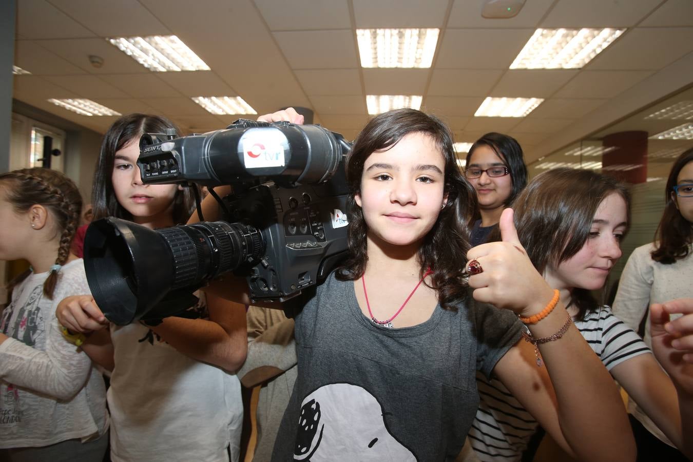 Los alumnos de 6ºB del CEIP Las Gaunas visitan la multimedia de Diario LA RIOJA