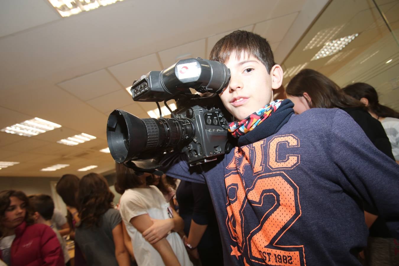 Los alumnos de 6ºB del CEIP Las Gaunas visitan la multimedia de Diario LA RIOJA