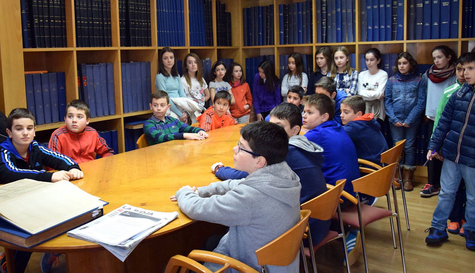 Los alumnos de 6º A del Colegio Las Gaunas visitan la multimedia de Diario LA RIOJA