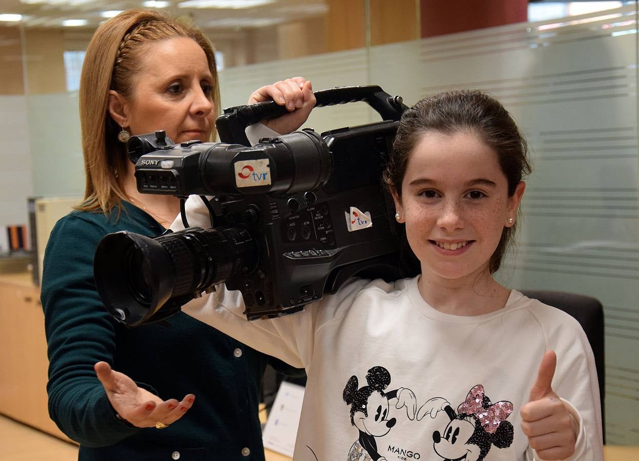 Los alumnos de 6º A del Colegio Las Gaunas visitan la multimedia de Diario LA RIOJA