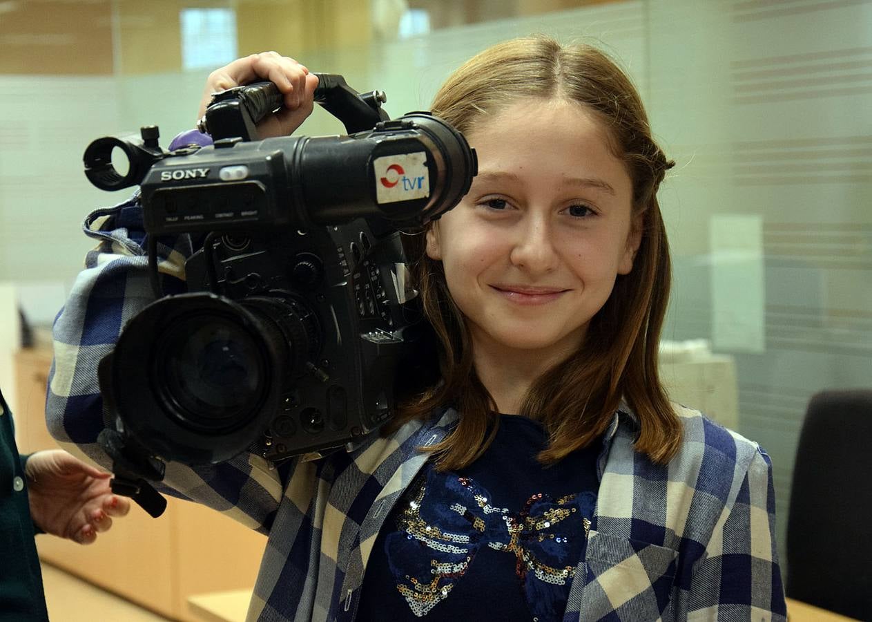 Los alumnos de 6º A del Colegio Las Gaunas visitan la multimedia de Diario LA RIOJA