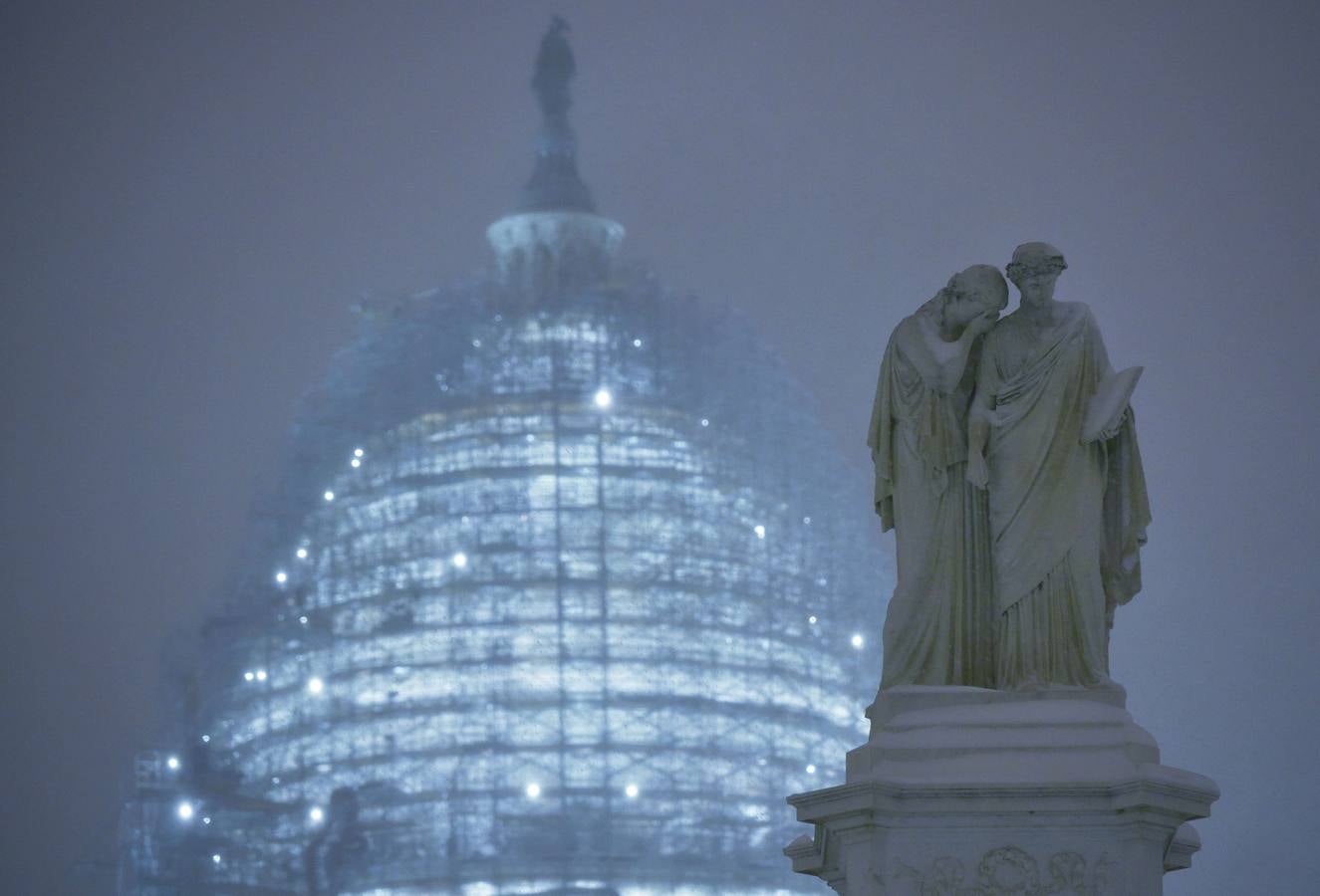 Washington, bajo un manto blanco