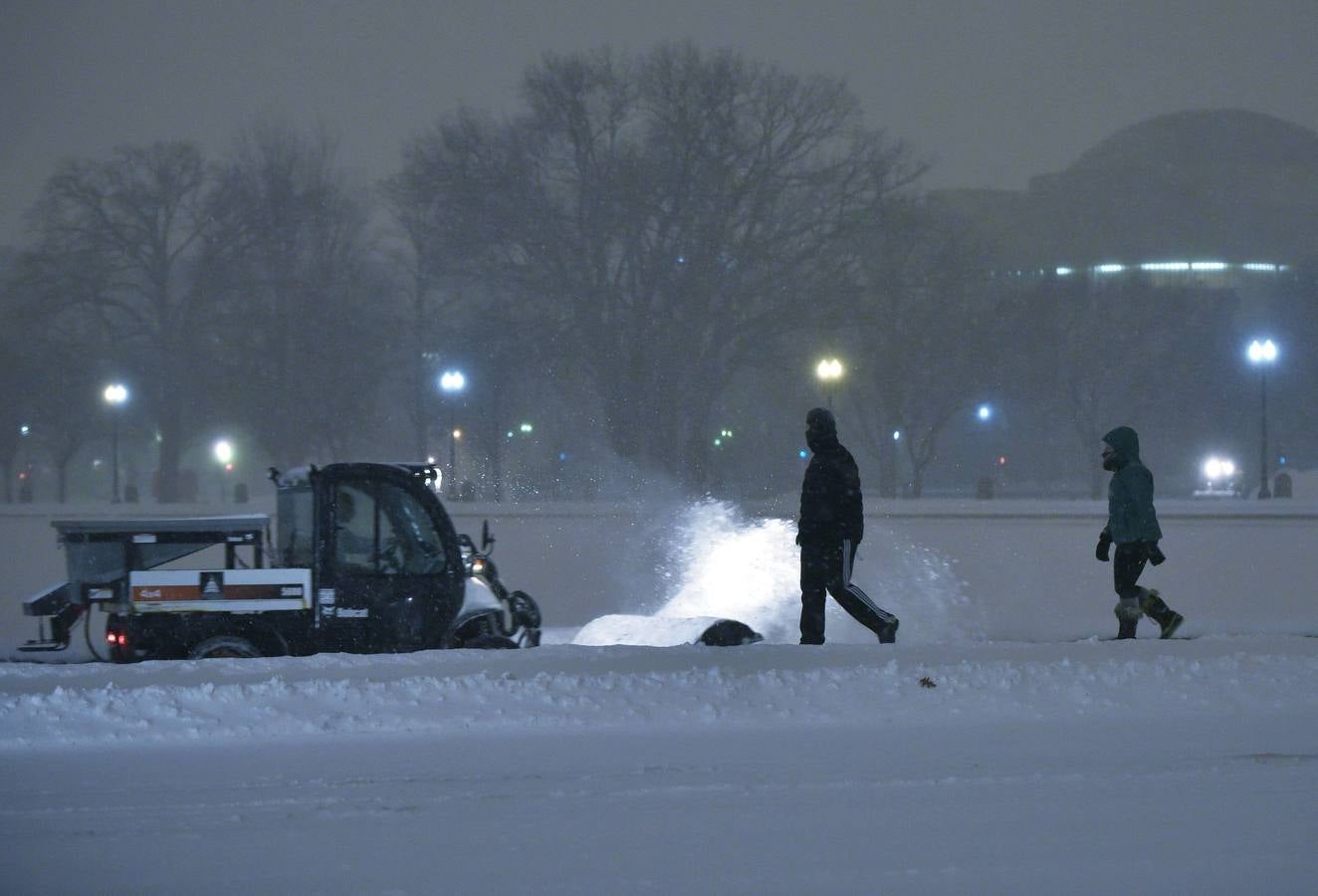 Washington, bajo un manto blanco