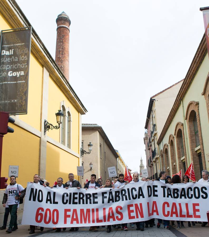 Los trabajadores de Altadis vuelven a la calle