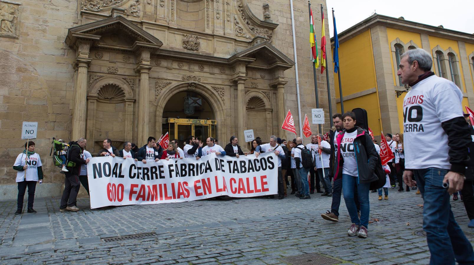 Los trabajadores de Altadis vuelven a la calle