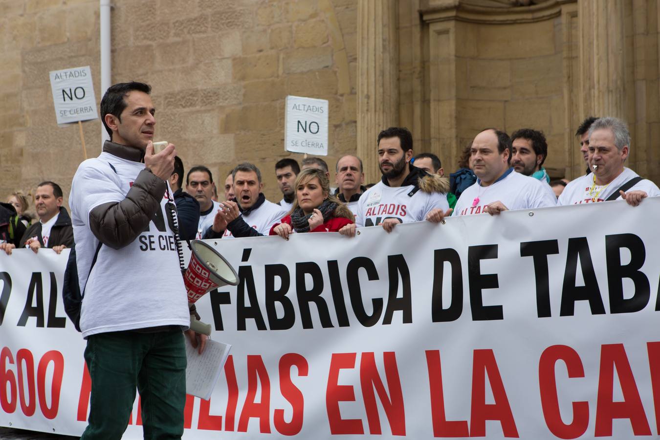 Los trabajadores de Altadis vuelven a la calle