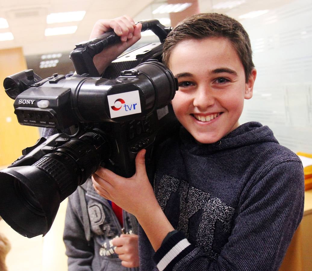 Los alumnos de 6º de Primaria del Colegio General Espartero visita la multimedia de Diario LA RIOJA