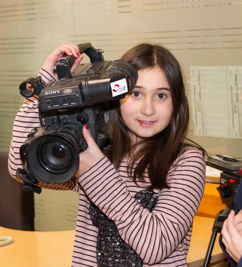 Visita a Diario LA RIOJA y TVR del CEIP General Espartero