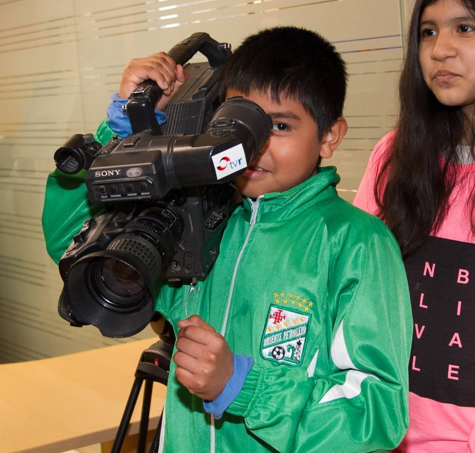 Visita a Diario LA RIOJA y TVR del CEIP General Espartero