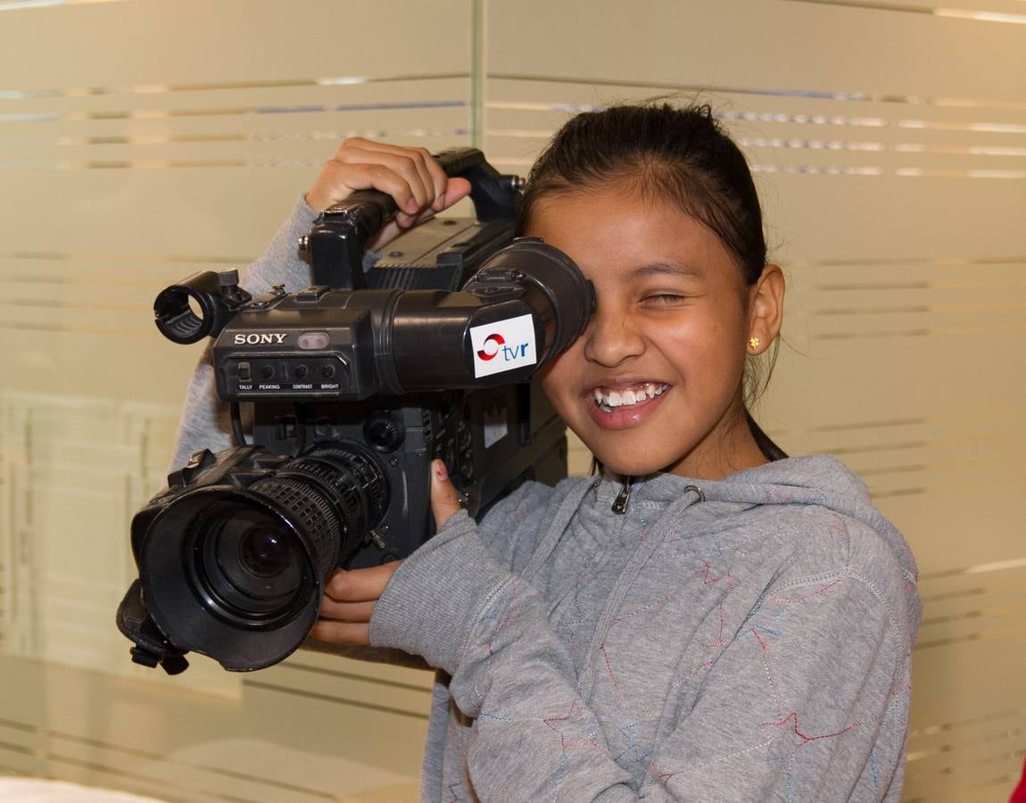 Visita a Diario LA RIOJA y TVR del CEIP General Espartero