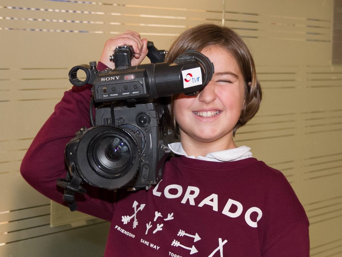 Visita a Diario LA RIOJA y TVR del CEIP General Espartero