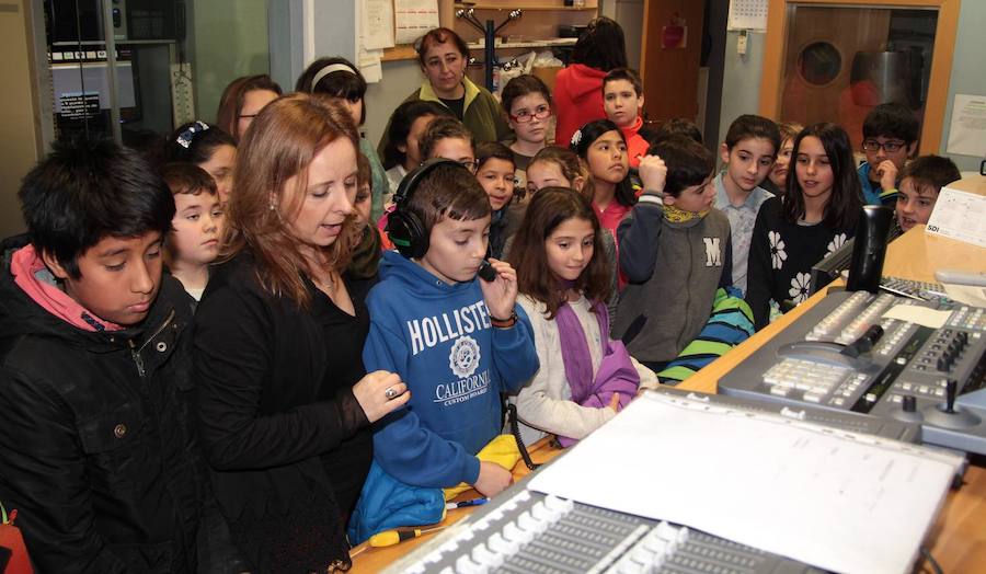 Los alumnos de 5º de Primaria del Colegio Milenario de la Lengua visitan la multimedia de Diario LA RIOJA