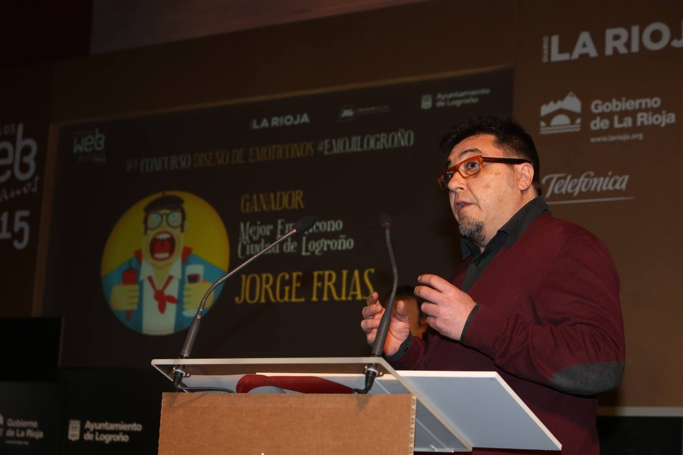 Humor en la entrega de los XVII Premios Web Riojanos