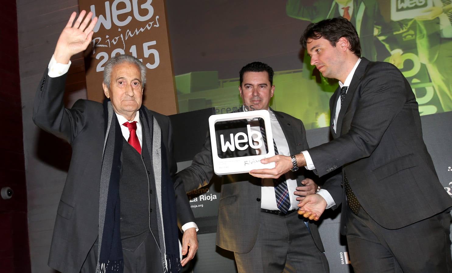 La entrega de galardones en los XVII Premios Web Riojanos