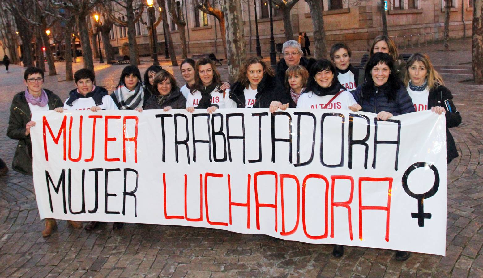 Manifestación de la Pataforma 8 de Marzo en Logroño