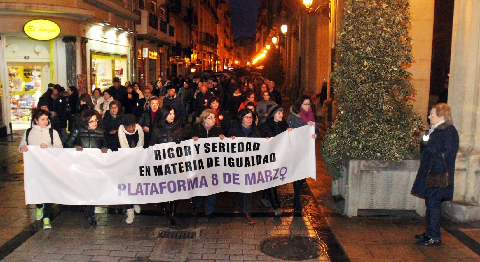 Manifestación de la Pataforma 8 de Marzo en Logroño