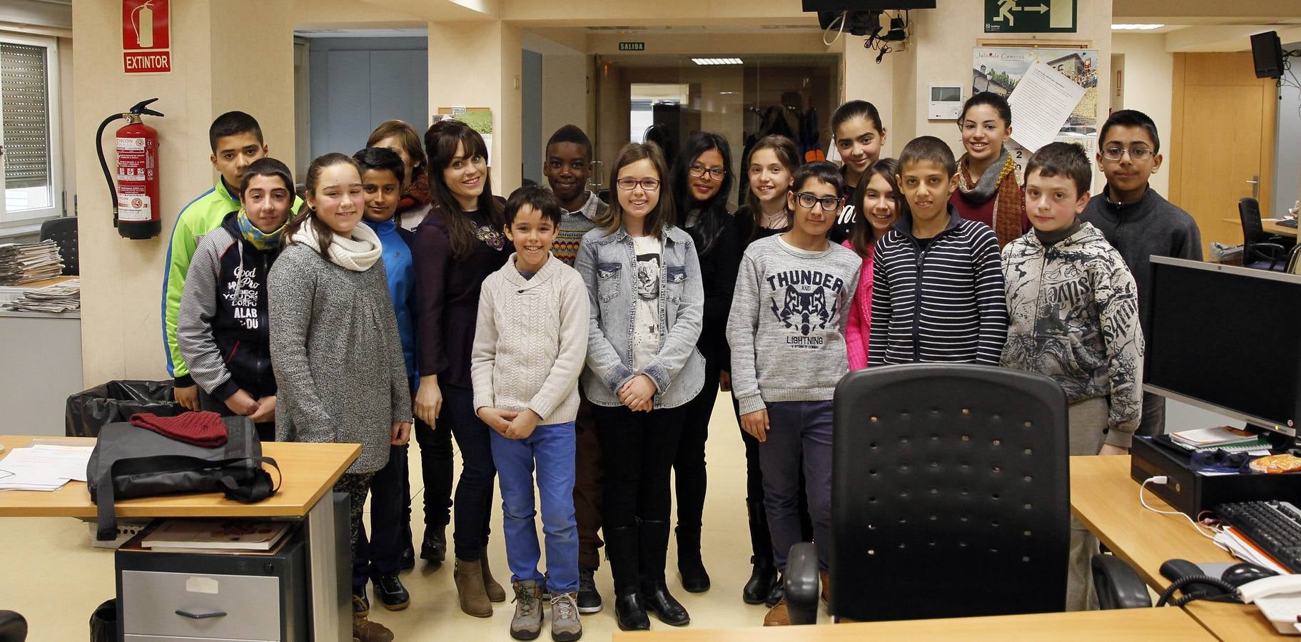 Los alumnos de 6 º A del Colegio Navarrete El Mudo visitan la multimedia de Diario LA RIOJA