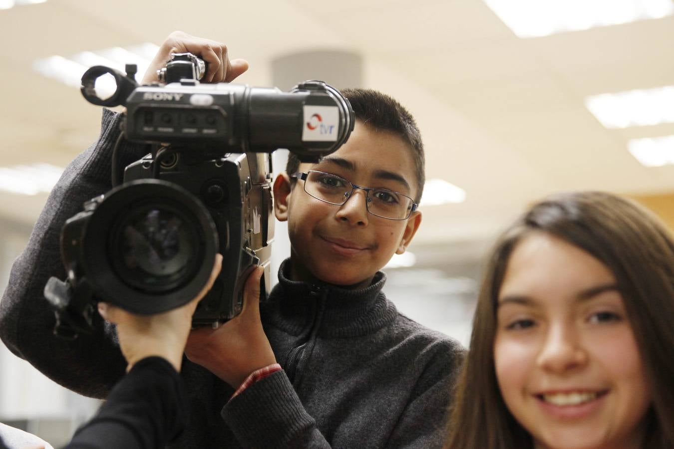 Los alumnos de 6 º A del Colegio Navarrete El Mudo visitan la multimedia de Diario LA RIOJA