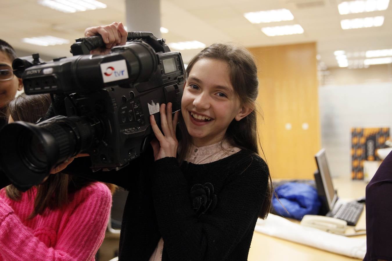 Los alumnos de 6 º A del Colegio Navarrete El Mudo visitan la multimedia de Diario LA RIOJA