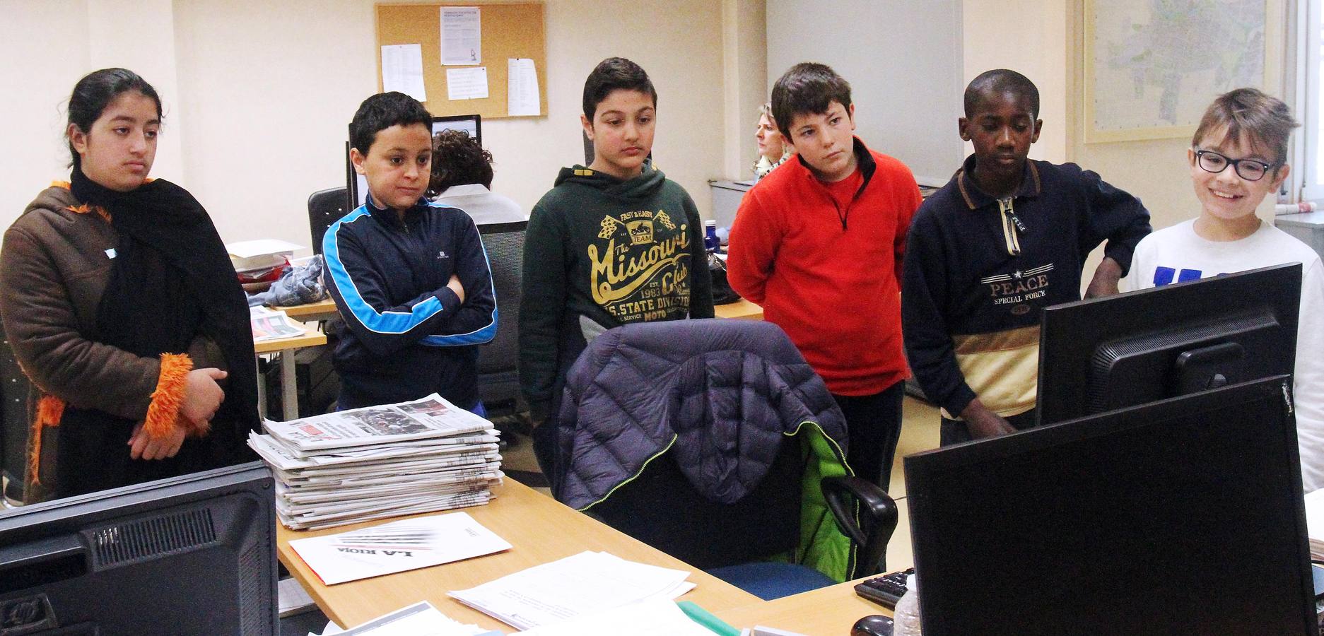 Navarrete el Mudo visita la multimedia de Nueva Rioja