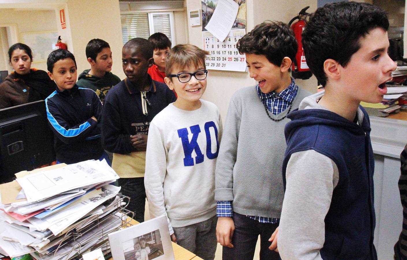 Navarrete el Mudo visita la multimedia de Nueva Rioja