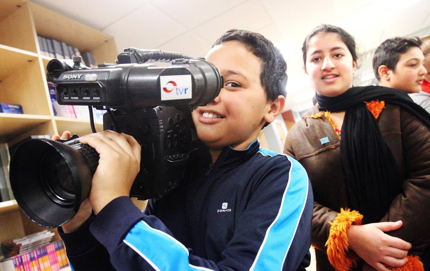 Navarrete el Mudo visita la multimedia de Nueva Rioja