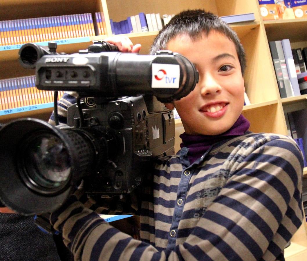 Navarrete el Mudo visita la multimedia de Nueva Rioja