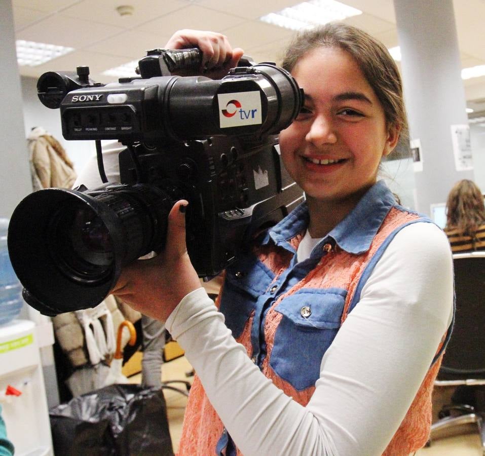 Navarrete el Mudo visita la multimedia de Nueva Rioja