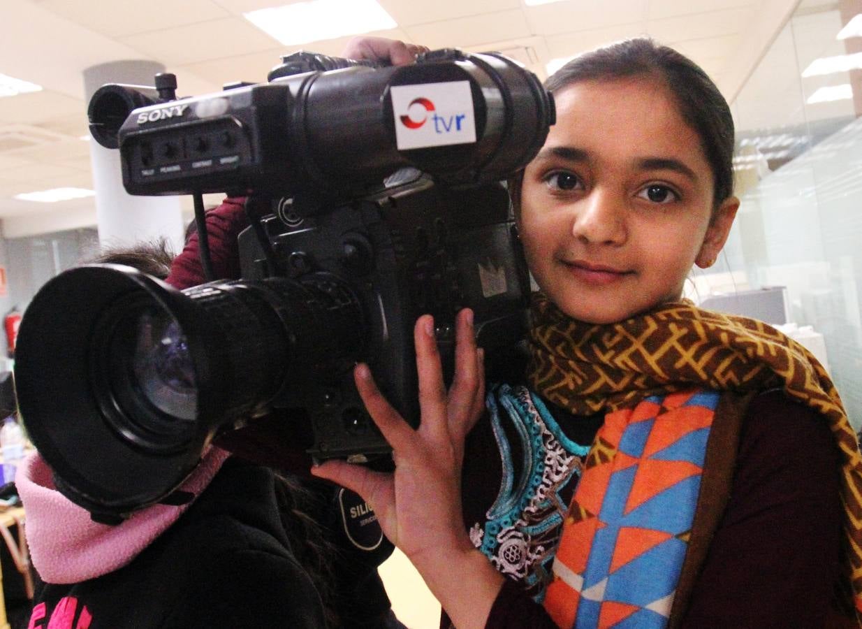 Navarrete el Mudo visita la multimedia de Nueva Rioja