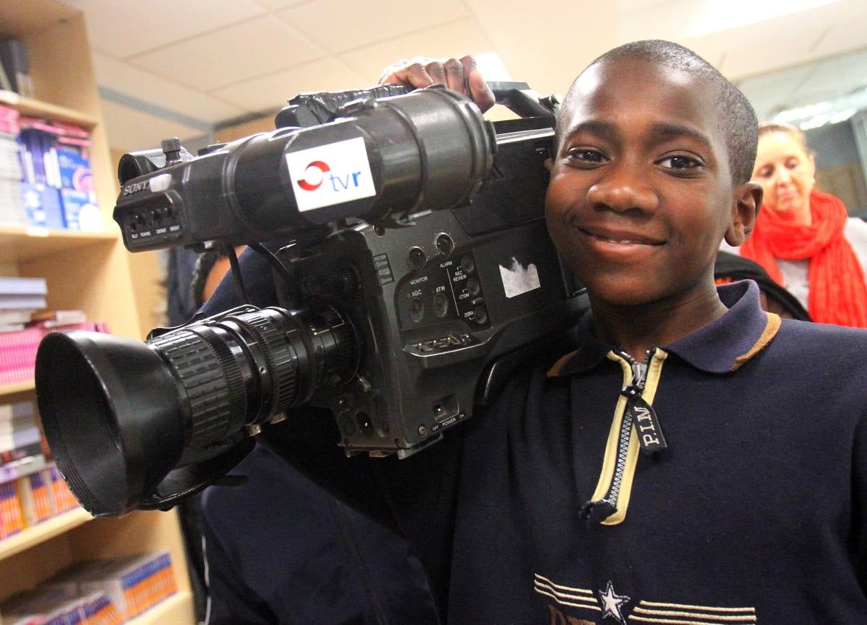 Navarrete el Mudo visita la multimedia de Nueva Rioja