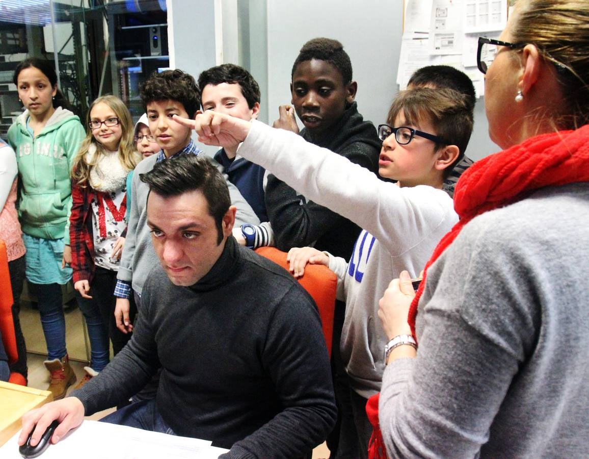 Navarrete el Mudo visita la multimedia de Nueva Rioja