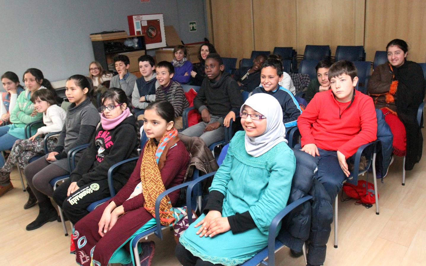 Navarrete el Mudo visita la multimedia de Nueva Rioja