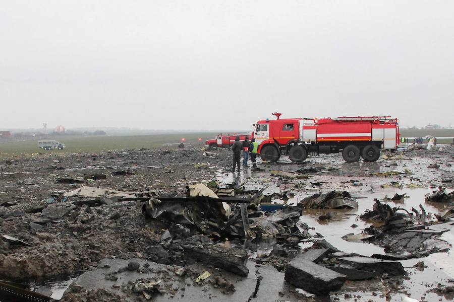 Accidente aéreo en Rusia