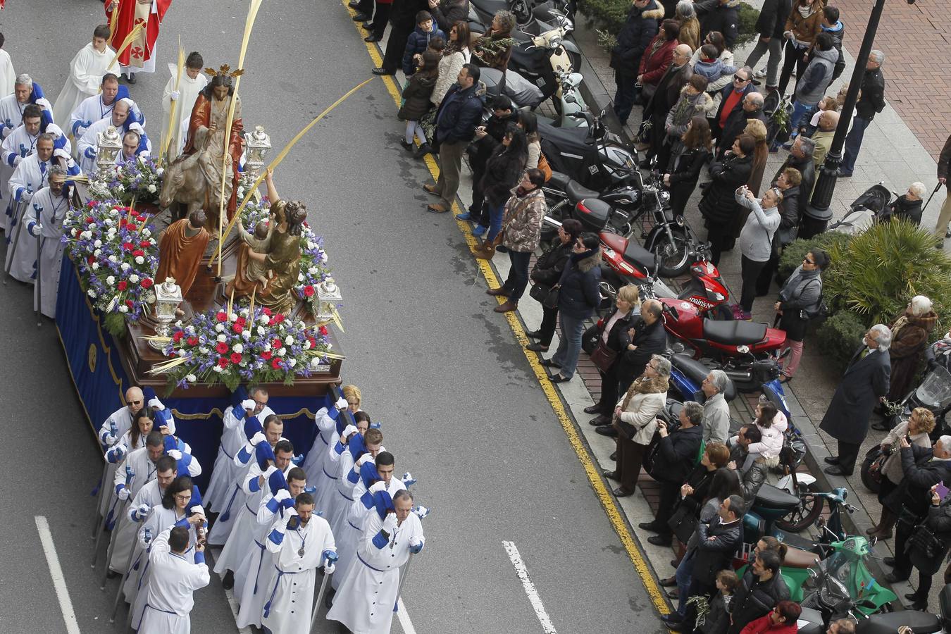 La borriquilla recorre Logroño