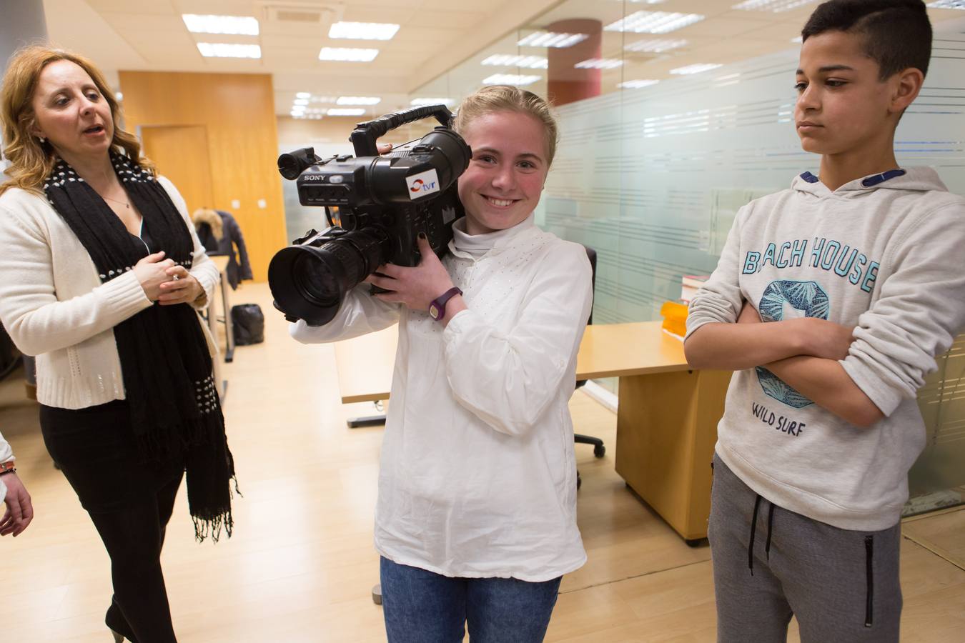 Los alumnos de 2º de la ESO del IES Celso Díaz, de Arnedo, visitan la multimedia de Diario LA RIOJA