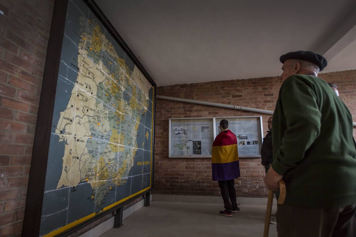 Inauguración del mapa de los presos de La Barranca