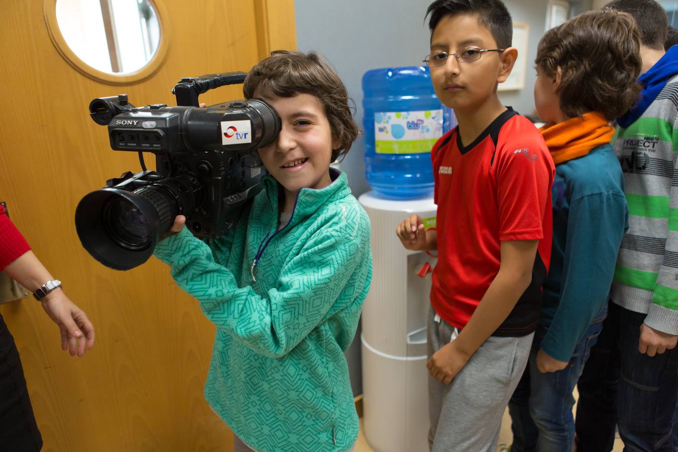 Los alumnos de 5º B de Primaria del Colegio Navarrete El Mudo visitan la multimedia de Diario LA RIOJA